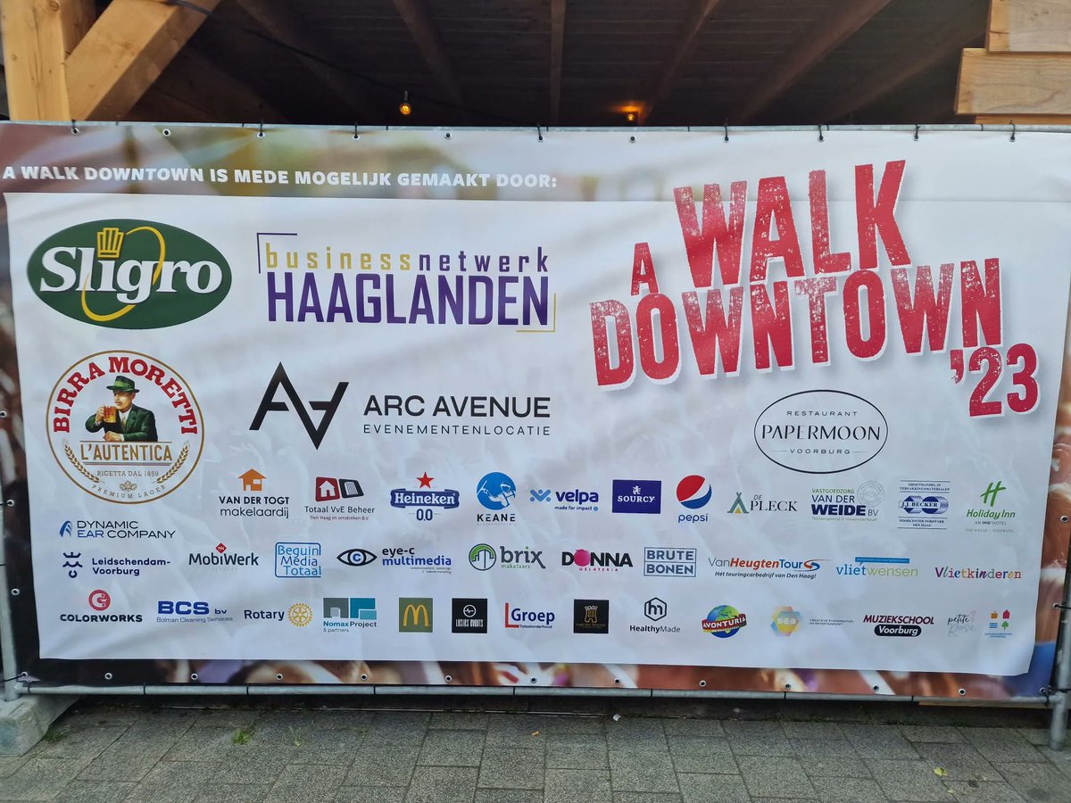 Ook dit jaar mochten wij onze bijdrage doen aan dit jaarlijkse terugkerende evenement in het Huygenskwartier in Voorburg, A Walk DownTown! Een geweldig Festival dat wij samen met nog vele andere bedrijven mogelijk hebben kunnen maken. Op naar volgend jaar! 

#creativiteit