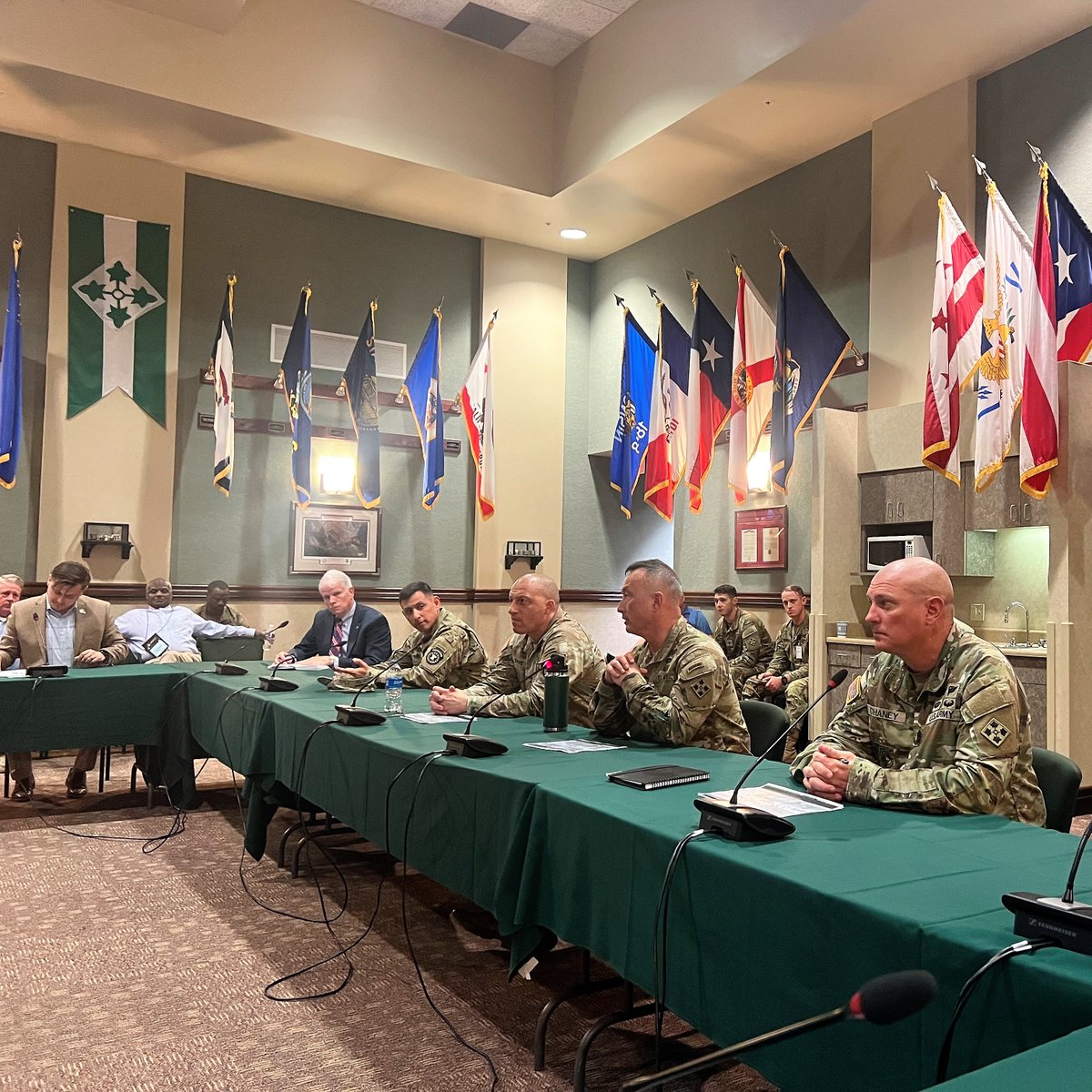 Supt. Degenfelder recently joined education leaders from across the country to attend the U.S. Army Educator tour. She discussed opportunities to further develop the citizenship initiative laid out in the WDE strategic plan.

#WyDeptEd #WyoEdChat #WyomingEducation #Citizenship