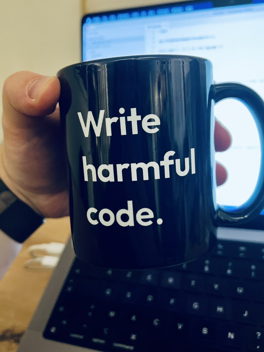 Coding using Tailwind CSS, Alpine.js, Laravel, and Livewire while drinking coffee from this bad boy is satisfying. 👌☕️