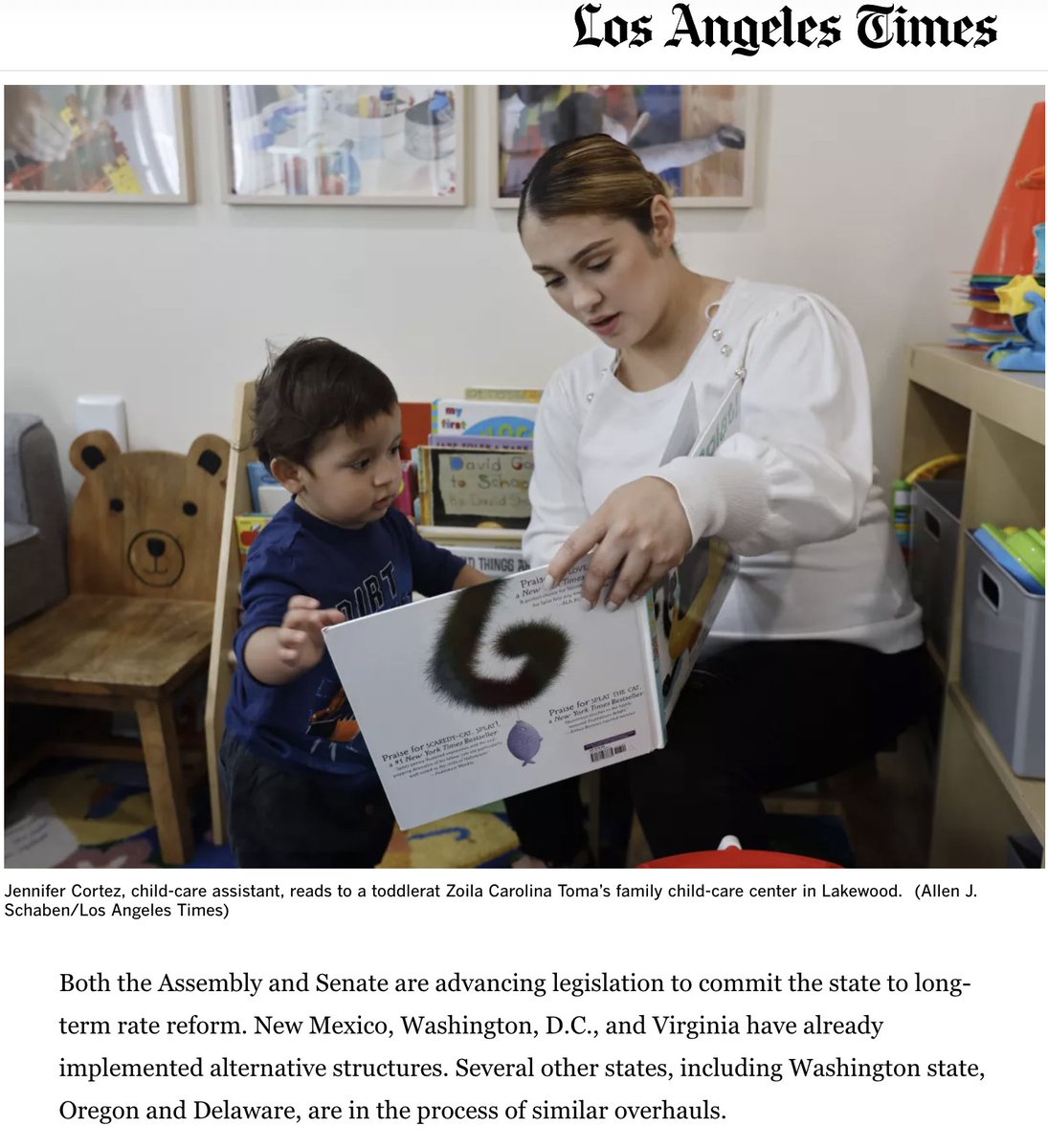 childcarelaw's tweet image. We know that we need #ChildCare #RateReform to pay our providers a dignified wage. Together we can #FixChildCareCA!

Thank you @JennyAGold @LATimes for making visible the struggles of our families &amp;amp; providers.

edition.pagesuite.com/popovers/dynam…