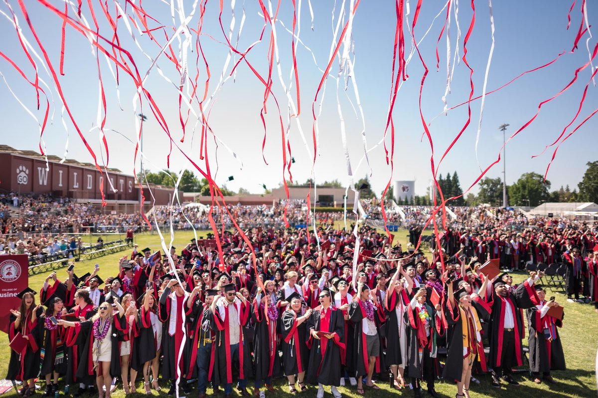 CSU_COB's tweet photo. Relive the magic of Chico State's 2023 Commencement ceremonies: 
📸: https://t.co/IcOXtBxEle
🎥: https://t.co/j9ai2SRm5h.

To our 2023 College of Business grads, we hope you look back on these days with a glimmer in your eye. We are thrilled to see what your next chapter holds. https://t.co/PnhxAwDTH4