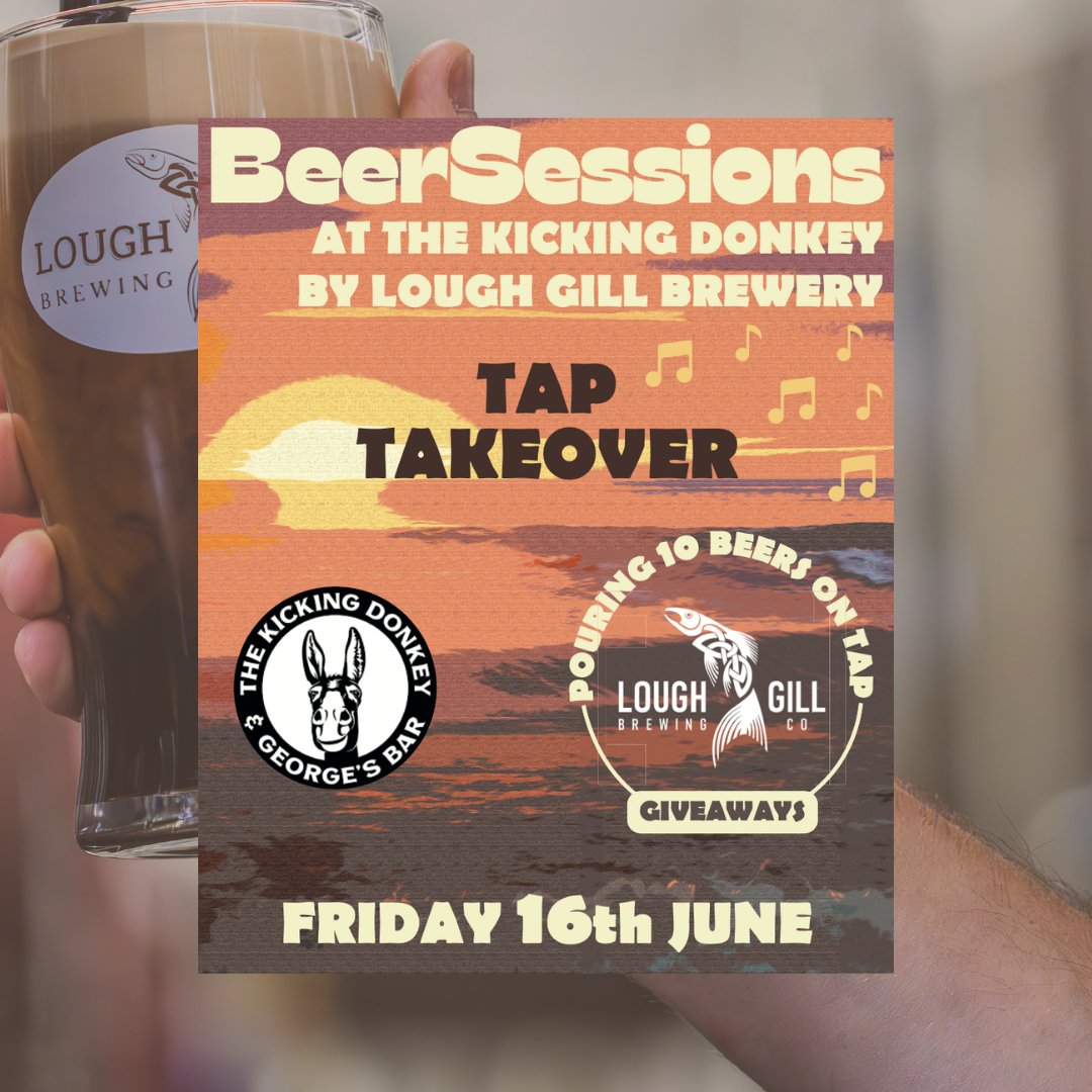 LoughGillBrewer's tweet image. This weekend we will be at the Kicking Donkey in sunny #Bundoran for a very special tap takeover weekend! We will be pouring all weekend alongside the best local musicians as #SeaSessions takes place just down the road! Come and have a pint with us!  🌊 #BrewedForAdventure
