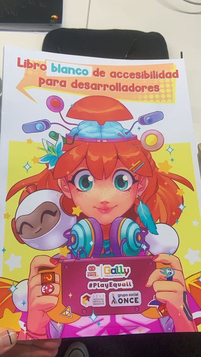 No me canso de decir que es uno de los proyectos que más ilusión me ha hecho nunca. 

¡Descargadlo ya!
▪️Gratis
▪️Fácil de entender
▪️Para hacer los videojuegos más accesibles

¿Qué más se puede pedir?
Gracias <a href="/kike_mep/">K I K E 🥾🥾N E M O🐟</a> y <a href="/ArtMonedero/">Arturo Monedero</a> por hacer cosas así.
bit.ly/3qCmmO3