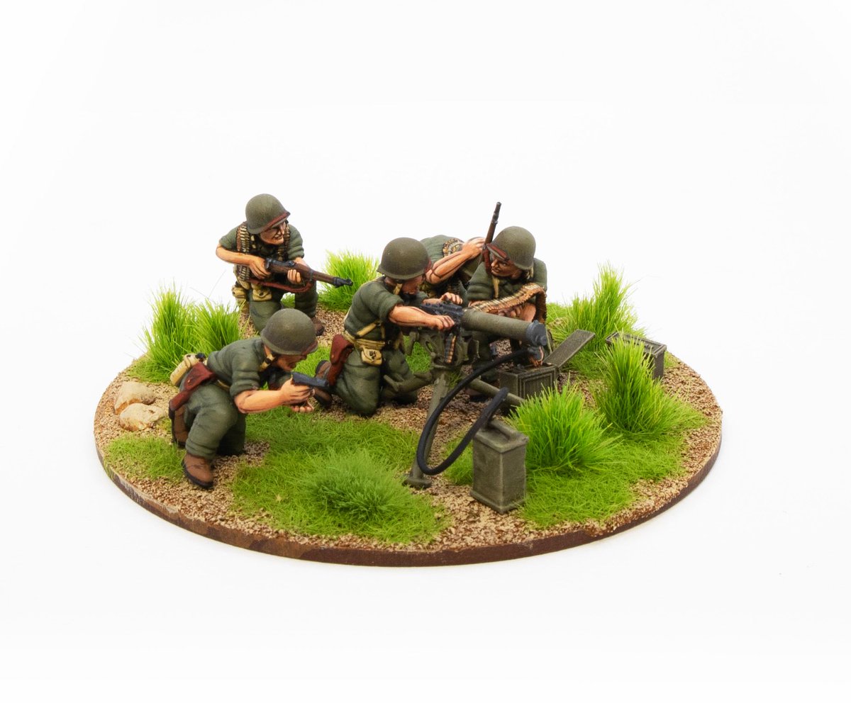 The M1917 Browning Water-Cooled .30 Cal MG Team from the First to Fight: USMC Guadalcanal Campaign. One of 40 stretchgoals unlocked! Less than a week left and more to unlock! 

Join Today! 
kickstarter.com/projects/studi…