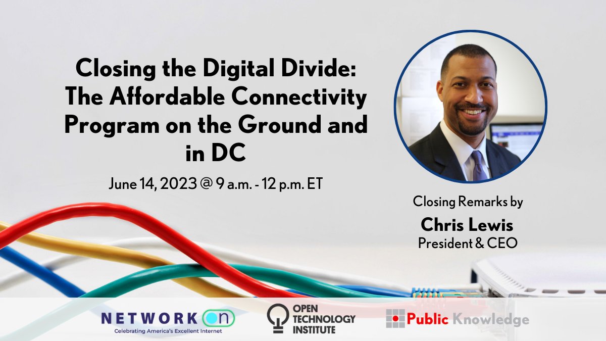 The ACP is a historic step to close the #DigitalDivide, subsidizing Internet access for millions of Americans — but the clock is ticking for Congress to ensure Americans stay connected. Join us for a hybrid event feat. <a href="/ChrisJ_Lewis/">Christopher J. Lewis</a> w/ closing remarks. events.newamerica.org/closingdigital…