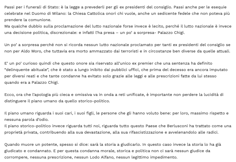 radiopopmilano's tweet photo. La Storia non ha prescrizioni

🖊️@piovonorane Alessandro Gilioli https://t.co/vcePhRSfu3