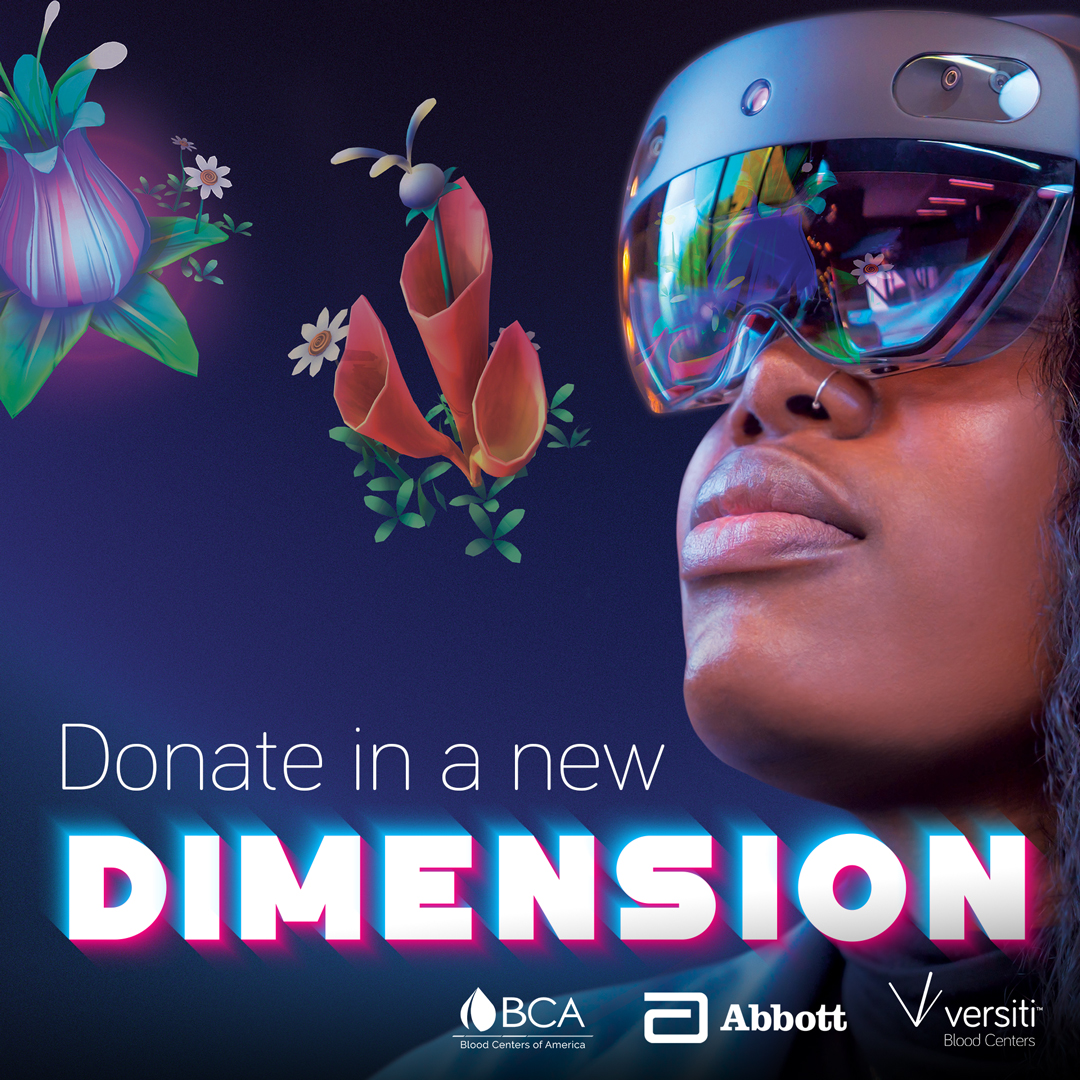 BloodCenterIL's tweet photo. Have you heard about our new Mixed Reality experience? It’s the future of blood donation &amp; you can be the first to try it. Give blood at participating locations to experience the innovative HoloLens 2 in action: https://t.co/w6qNRmwwBY Giving blood won’t be the same again. https://t.co/6gXQmjrLIV