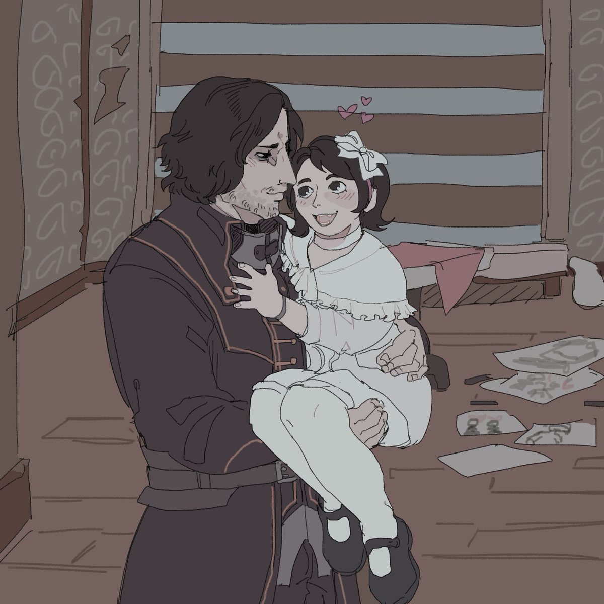 toffee_32's tweet photo. Corvo n Emily (´•ω•̥`) https://t.co/ZDsQ6TKZWt
