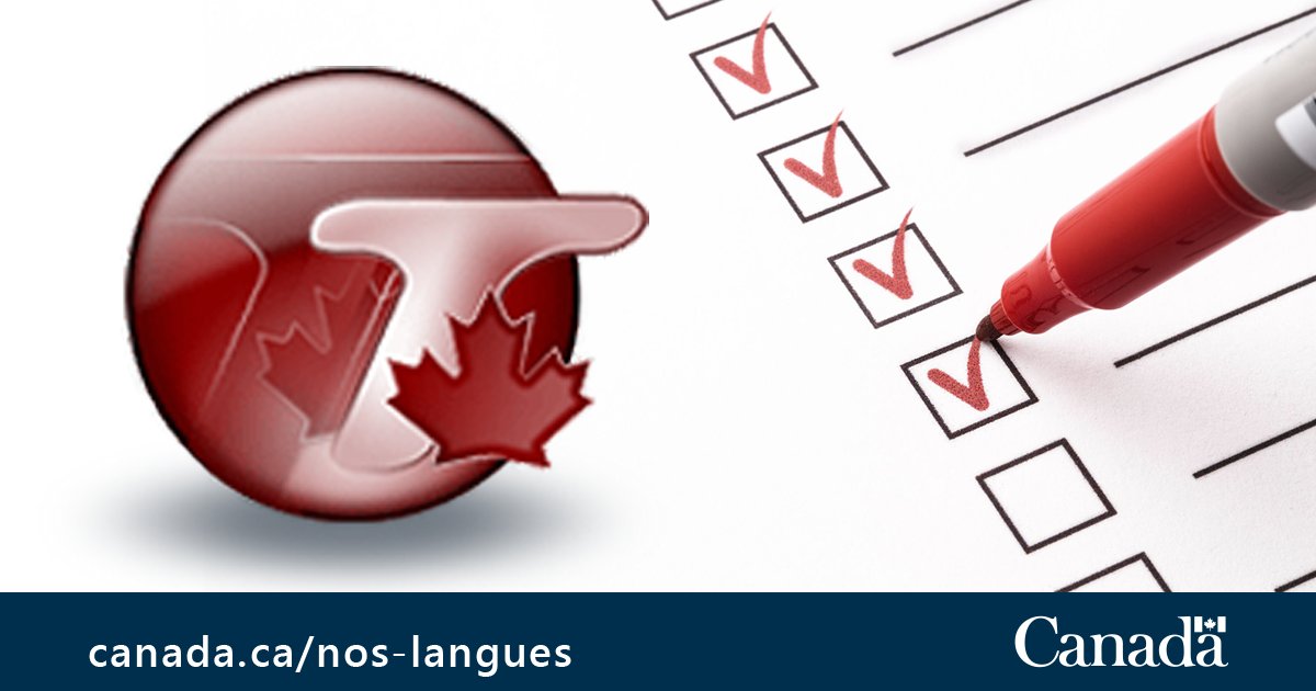 Nos_langues's tweet photo. Vous connaissez #TERMIUM Plus? Si vous avez déjà utilisé notre banque de #terminologie, nous voulons votre avis! Répondez à un court sondage sur les fonctionnalités envisagées pour la prochaine version de notre outil. Le sondage se termine le 30 juin! https://t.co/Z9gU9F3qNd https://t.co/GFYyf7SaqI