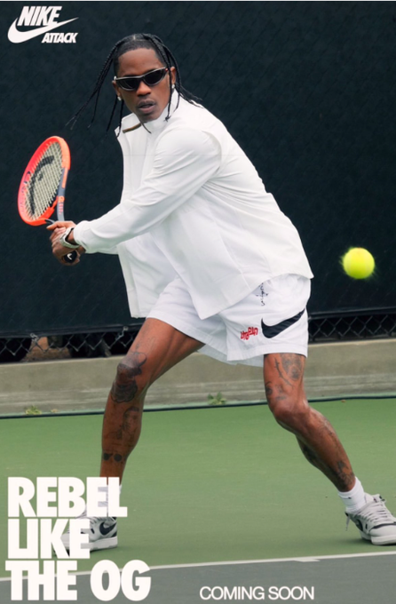 DailyLoud's tweet photo. Travis Scott playing tennis🎾 https://t.co/6WspEkn0gR