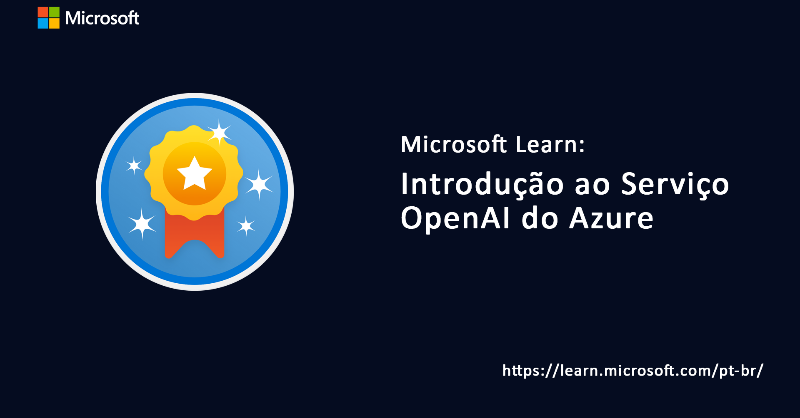 msdevbr's tweet photo. Atualize seus conhecimentos em ferramentas de AI avançadas para criar soluções inovadoras com este tutorial gratuito do Azure OpenAI Service da #MicrosoftLearn. Comece hoje mesmo!