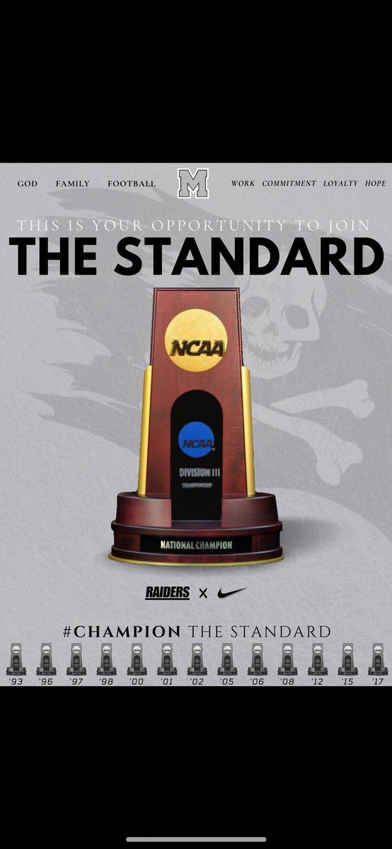 “Excited for the opportunity to join the standard” <a href="/MountUnionFB/">Mount Union Football</a> <a href="/CsCatsFootball/">Canton South Wildcat Football</a>