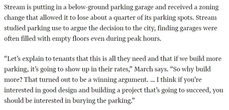 ohsammyg's tweet photo. The new Quadrangle being built in Uptown was able to build less spots than parking minimums -- glad the city of Dallas has flexibility (if just for large developers) (article: https://t.co/dSfOy9egMu) https://t.co/dDeRMQdkZN