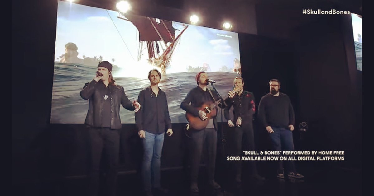 I don’t have the words for how I feel. After the better part of a year, I can finally share the song I wrote for the upcoming game, “Skull &amp; Bones.” Thank you Julia &amp; everyone at <a href="/Ubisoft/">Ubisoft</a> for giving us the opportunity &amp; to my band mates for letting me pen this one. #skullandbones