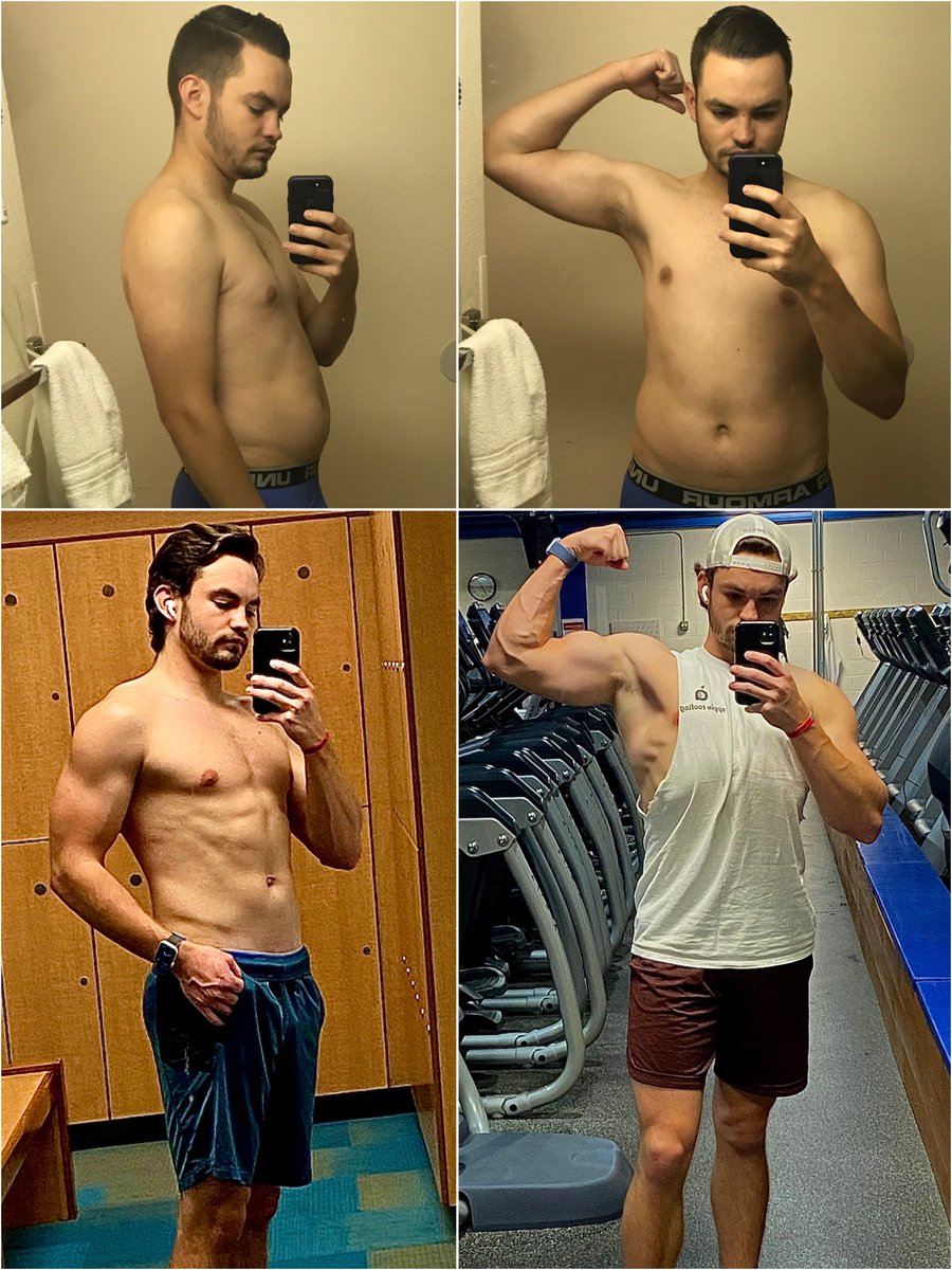 @MordyMilgraum 2019>2021. Lost all my muscle last year due to a bad injury but I'm almost back to this.