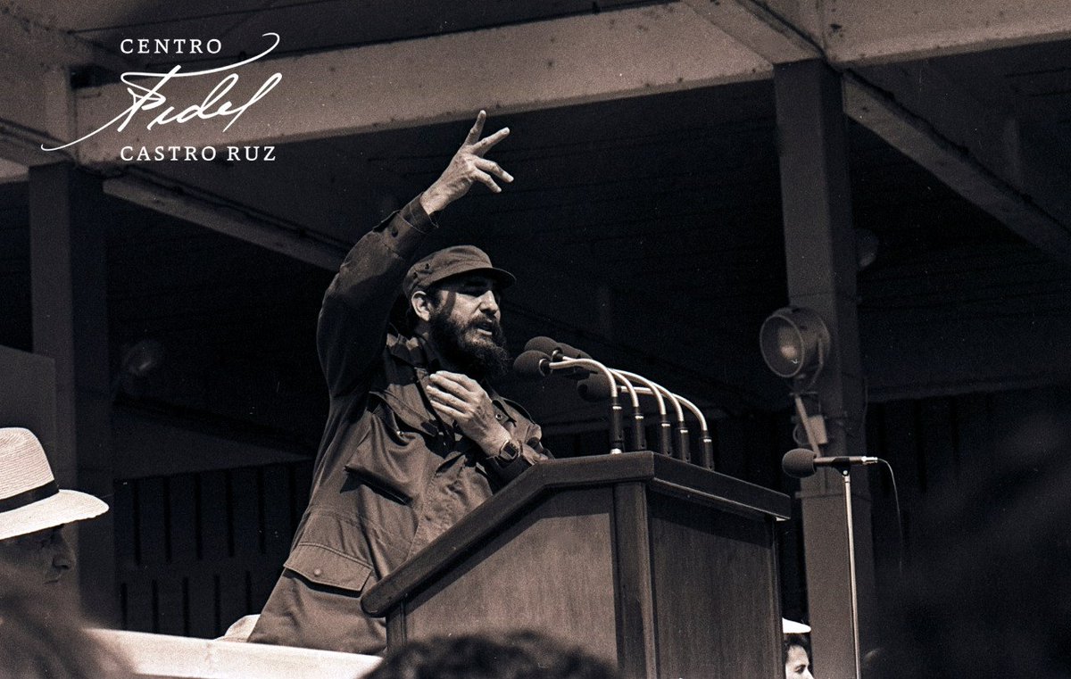 #Fidel:"Es así como se hizo la revolución verdadera en Cuba, partiendo de sus caracteres peculiares, sus propias tradiciones de lucha y la aplicación consecuente de principios que son universales". #FidelVive