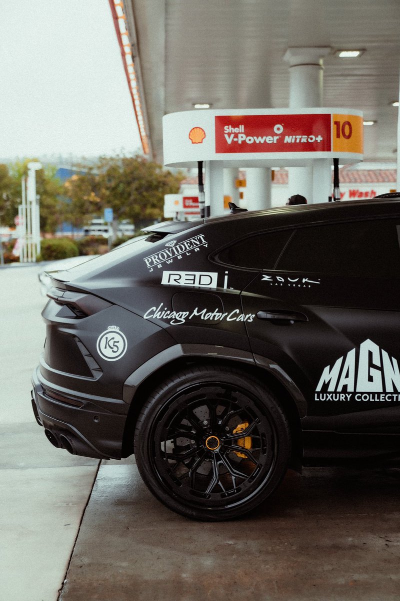 Our <a href="/Lamborghini/">Lamborghini</a> Urus gassed up for <a href="/goldRushRally/">goldRush Rally</a> ❗️