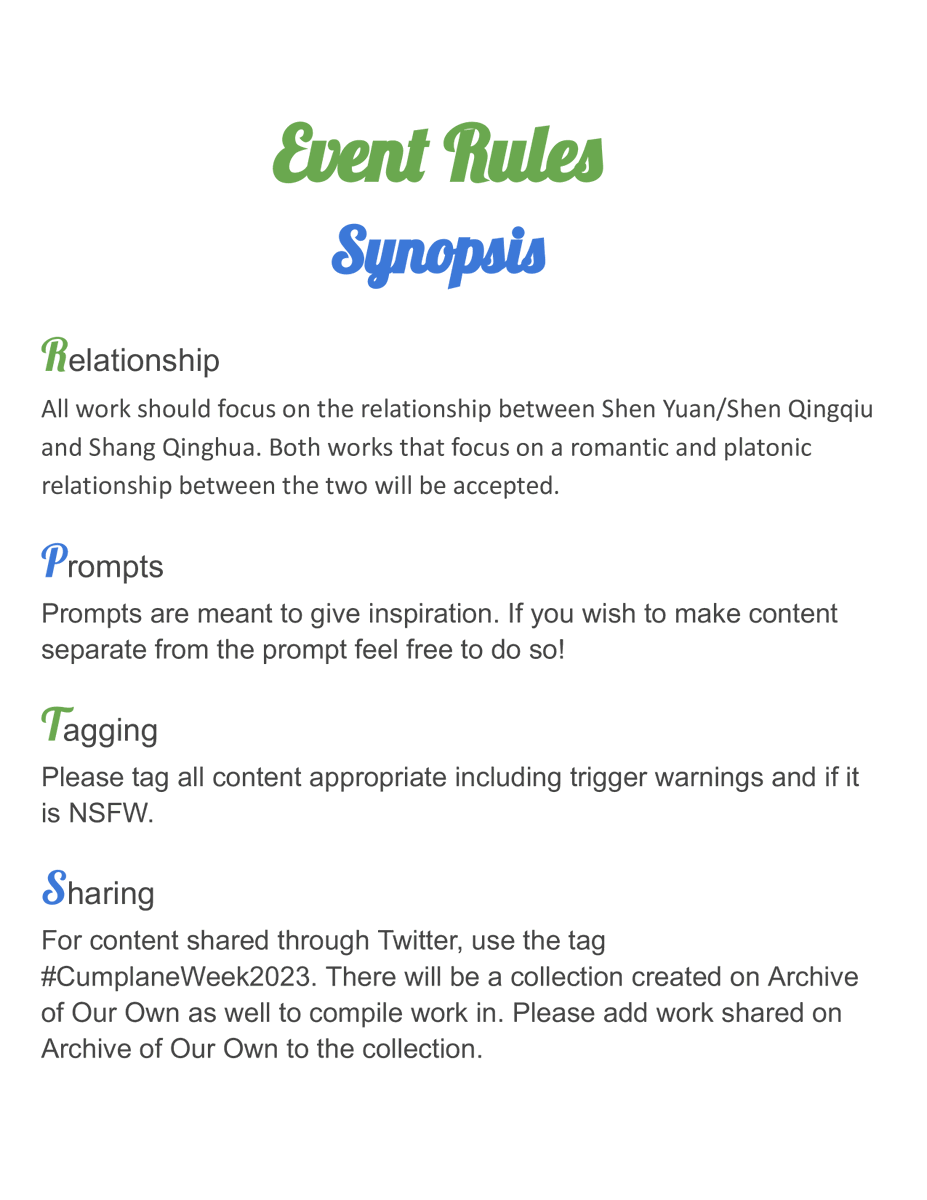 Cumplane_week's tweet photo. It’s time to throw our two favorite transmigrators into some new adventures together! Here are the prompts for #cumplaneweek2023.

#cumplane #cumplaneweek #ScumbagSystem #svsss #人渣反派自救系统 #穿书自救指南 https://t.co/apPEYIigPS