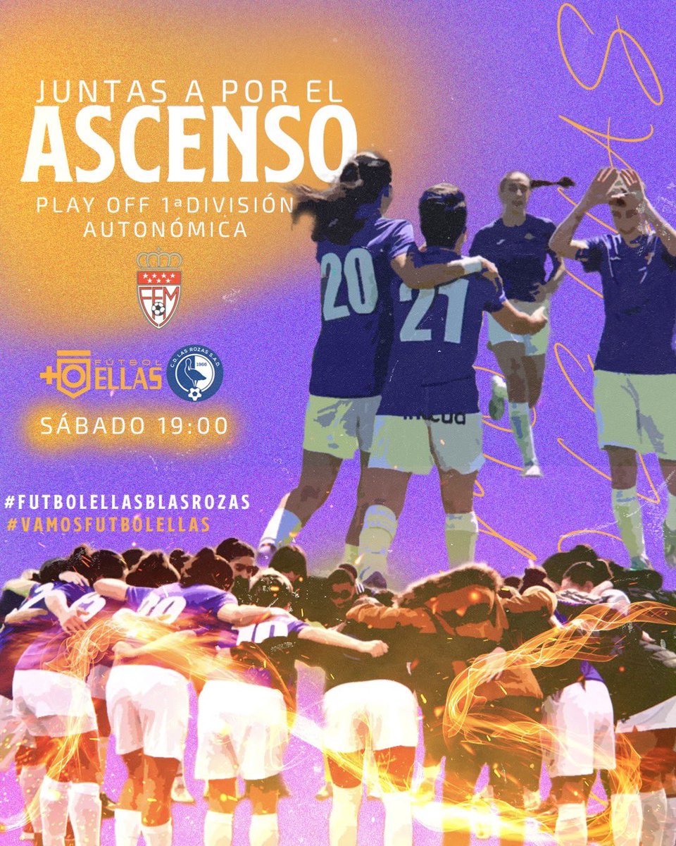 futbolellascff's tweet photo. 𝗠𝗢𝗗𝗢 𝗣𝗟𝗔𝗬 𝗢𝗙𝗙🔛
¡Ya tenemos rival! Será ➡️ @LasRozas_CF 

¡Momento de estar más 𝐉𝐔𝐍𝐓𝐀𝐒 que nunca!🍍💜
¡Confiamos plenamente en vosotras, a por todas Futbolellas!🔥💪
#FutbolellasBLasRozasCF https://t.co/7UsCRoS47z