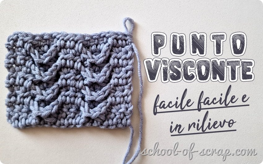 Uncinetto facile: punto Visconte facile e in rilievo, speciale copertine dlvr.it/SqZ9dS