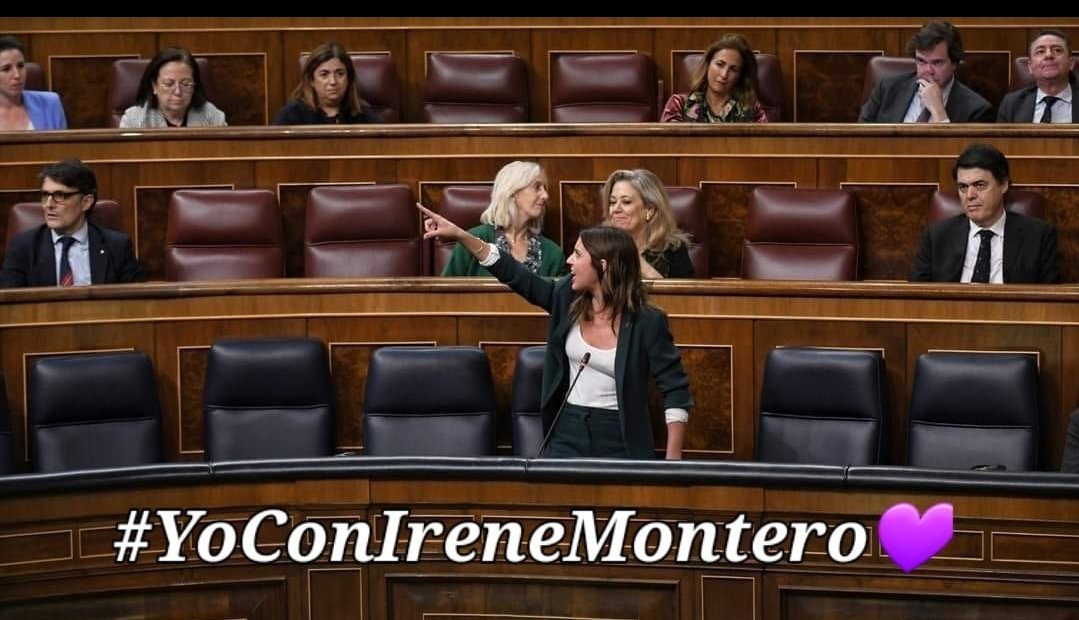 Carmen56621707's tweet photo. Y NO,
 @IreneMontero
@ionebelarra
@VickyRosell
NO ESTÁIS SOLAS!!!!!
🫂🫂🫂🫂🫂🫂🫂🫂🫂
💪💪💪💪💪💪💪💪💪💪💪💜💜💜💜💜💜💜💜💜💜💜
#YoConIreneMontero 
#YoConIoneBelarraa
#YoConVickyRosell
#YoConPodemos https://t.co/BZZOo0OV5r