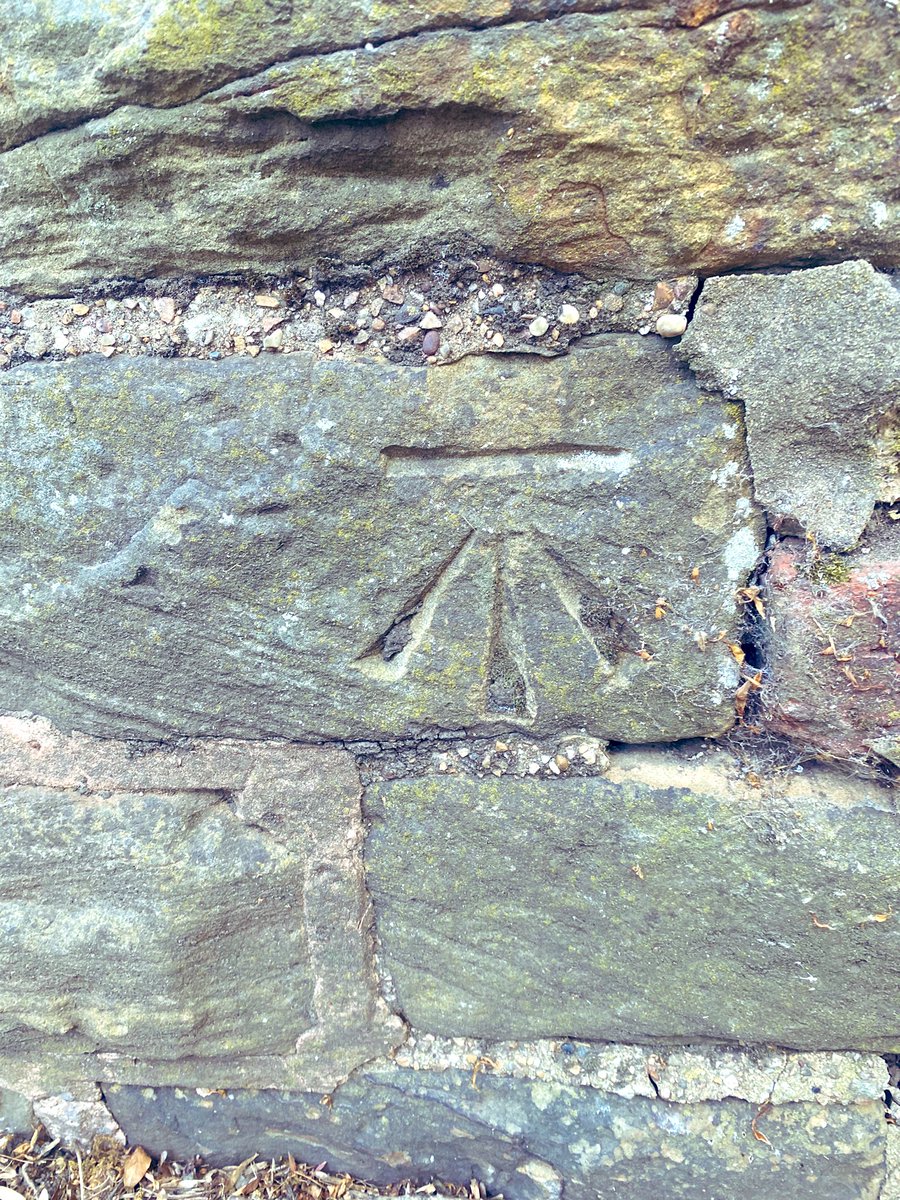 HellingtonBoots's tweet image. A little outing to Elsecar Park today! 
Seeing the  #AndrewVickers carvings (minus one 😔) and an OS cut mark were a bonus. 😁
#OSBenchmark @bmdorguk @StonefaceCreate 😁
#LegsAndLaces 
#BarnsleyIsBrill