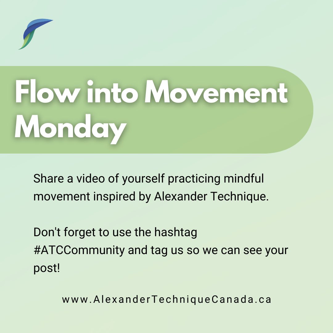 ATCan_Official's tweet photo. Join us this Movement Monday and inspire others to get up, move their bodies, and tap into motion #ATC https://t.co/hiSW3QCXzB