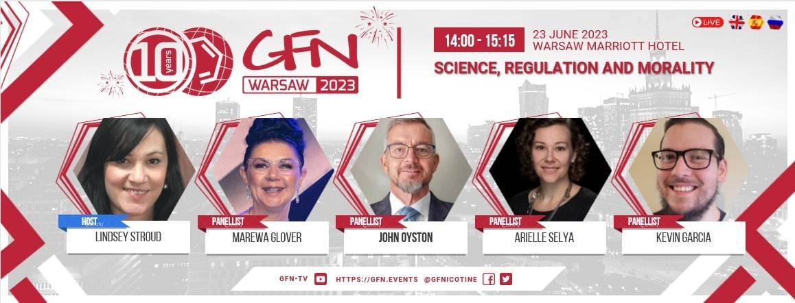 GFNicotine's tweet photo. Looking for the best preview of Lindsey Stroud's #GFN23 panel 'Science, regulation and morality'? Look no further than this thread - thank you Lindsey! We can't wait to hear the lively conversation you have in store!

🆓Register and watch online for free: https://t.co/ccK6rkluDp https://t.co/vmVYX8Sy8S