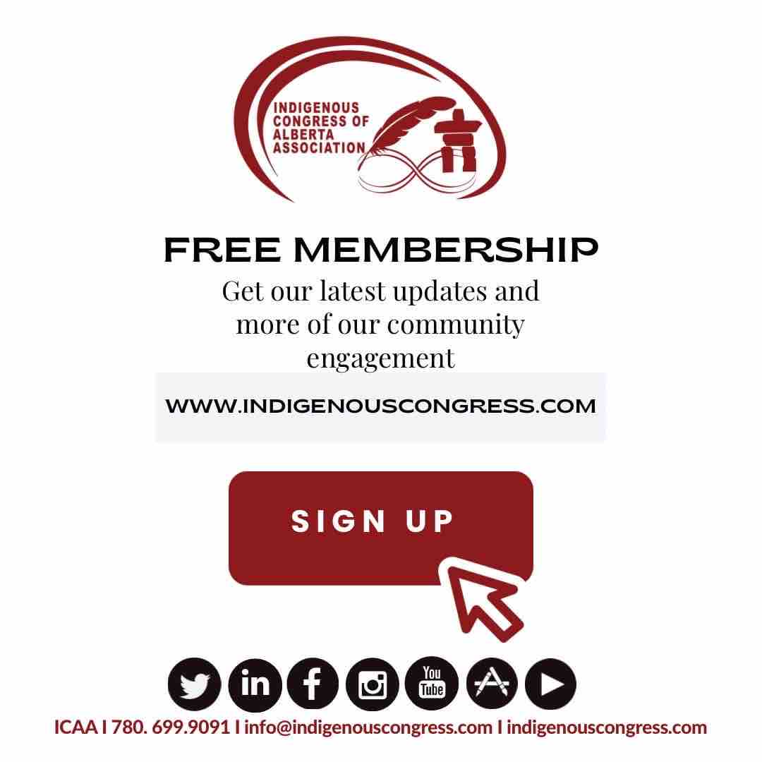 See how the ICAA can benefit you, become a free member today! 
indigenouscongress.com/membership
#ICAA
#becomeamember 
#indigenous 
#alberta
#metis 
#inuit