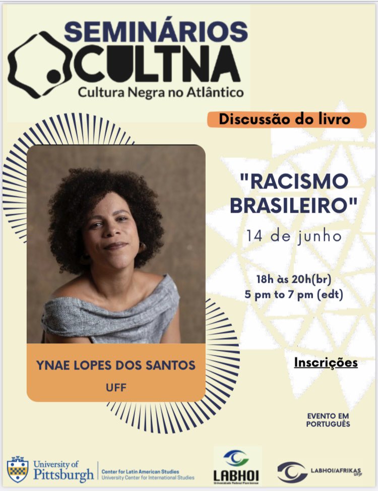 Super discussão. Quem quiser acompanhar, deve se inscrever no link pitt.zoom.us/meeting/regist…