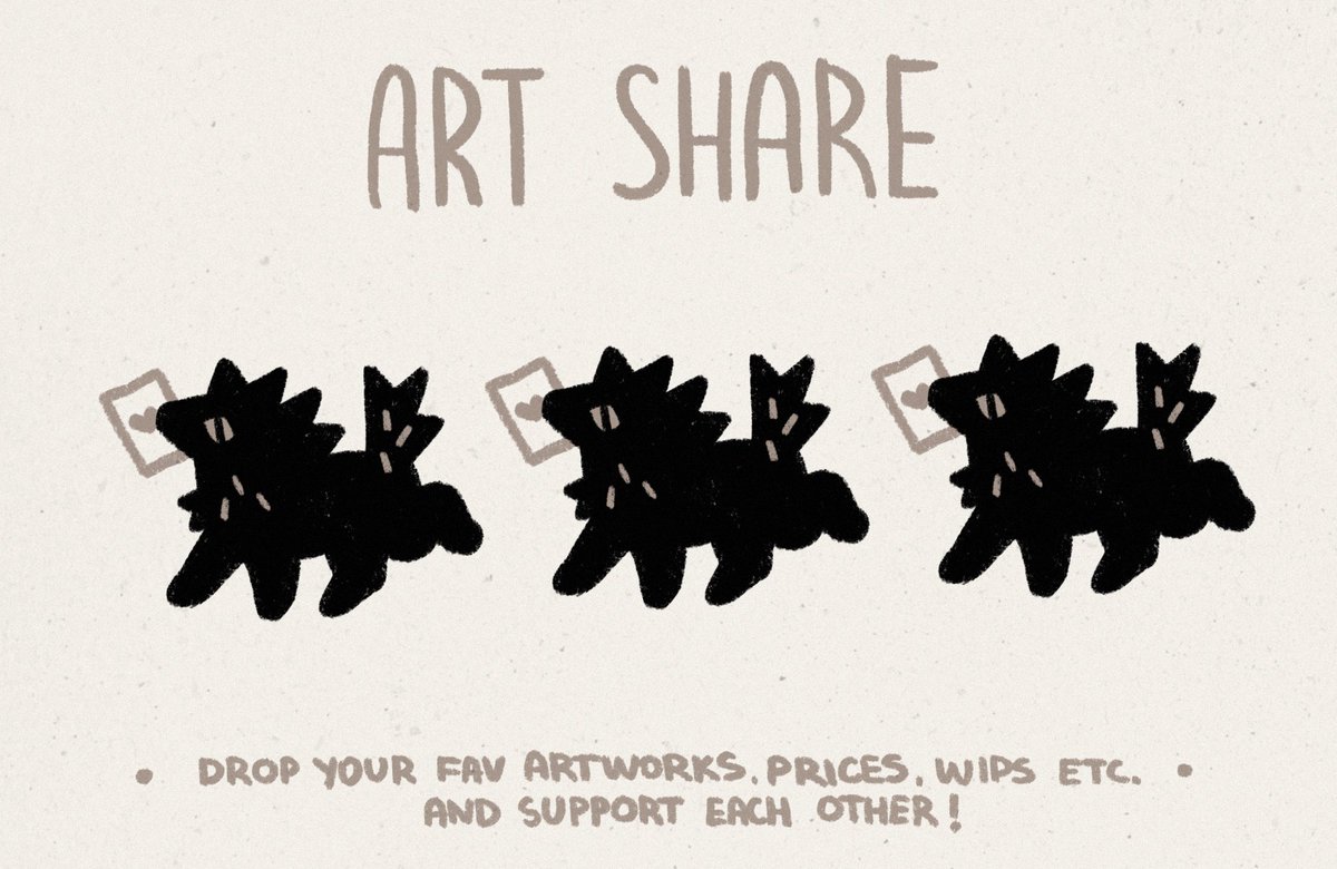 🤍 ART SHARE 🤍

Drop your favourite artworks, prices, wips - anything you want! Promote yourself and don’t forget to support other artists, retweet and comment their work. 
Let’s help each other at these hard times as best as we can!