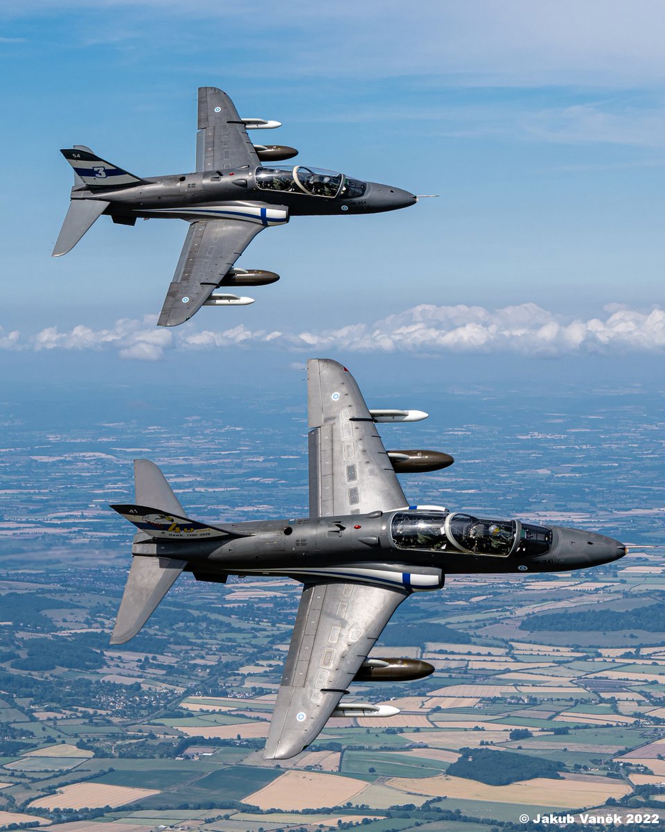jakub_vanek's tweet photo. Pair of Midnight Hawks formation along Skyvan on the way to Fairford RIAT Airshow.
Photoflight was organized by Aviation Photocrew.
@aviationphotocrew @midnighthawks
#air2air #aviationphotography #aviationphotocrew
#baehawk #militaryplane #midnighthawks
#mondaypicture https://t.co/Uw0ndZFs12