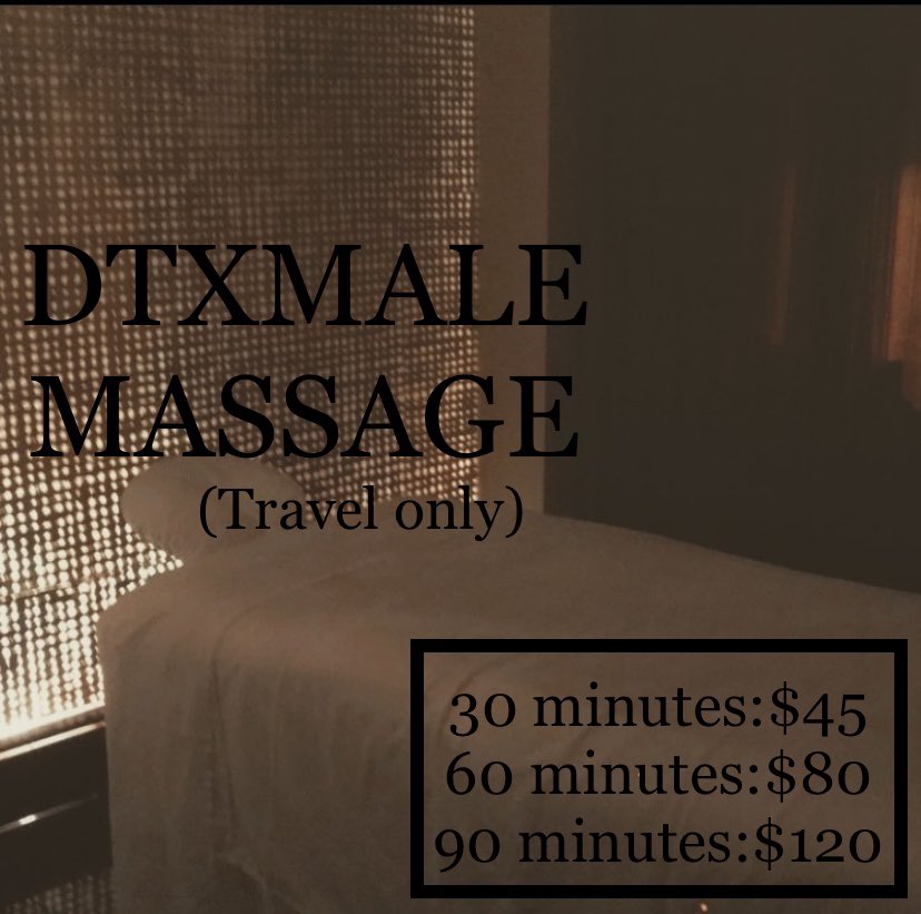 DTXMALE's tweet photo. Dallas based male massage therapist here! All massage are sensual based, I will make you feel at your best! Message to book! #dallas #dallasgay
#dallasmassage #gaymassage #malemassage https://t.co/yyLy4gzIVX