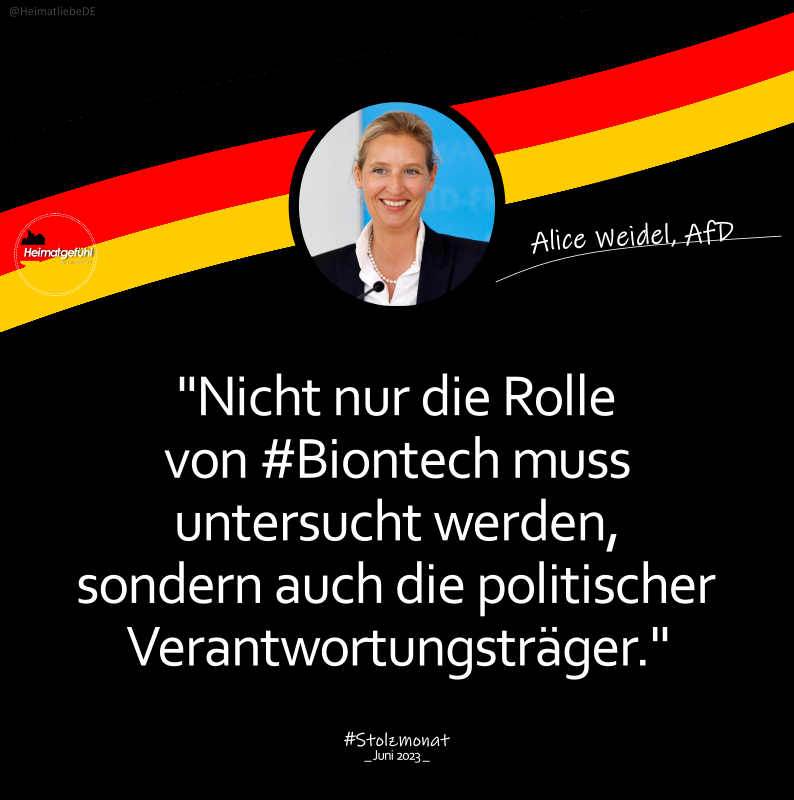 Alice Weidel hat absolut recht!

#Stolzmonat 🇩🇪🔥