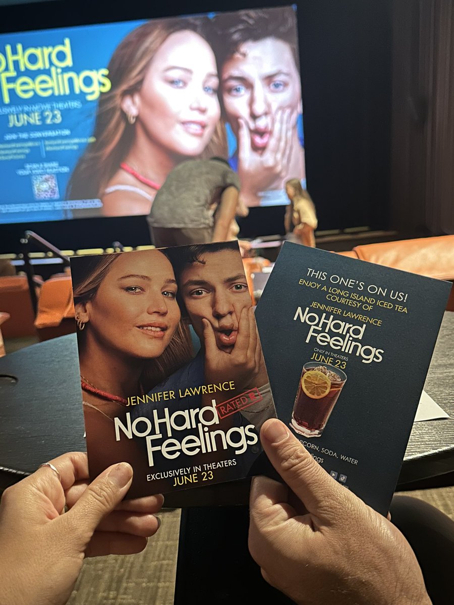 Natasha Alexis Martinez (@natashalexis_) on Twitter photo <a href="/NoHardFeelings/">No Hard Feelings</a> brought genuine laughter all throughout the theater! Itβs a perfect Summer date night comedy. Bravo Jennifer Lawrence and Andrew Barth Feldman ππ½ππ½ #NoHardFeelings <a href="/NoHardFeelings/">No Hard Feelings</a> brought genuine laughter all throughout the theater! Itβs a perfect Summer date night comedy. Bravo Jennifer Lawrence and Andrew Barth Feldman ππ½ππ½ #NoHardFeelings