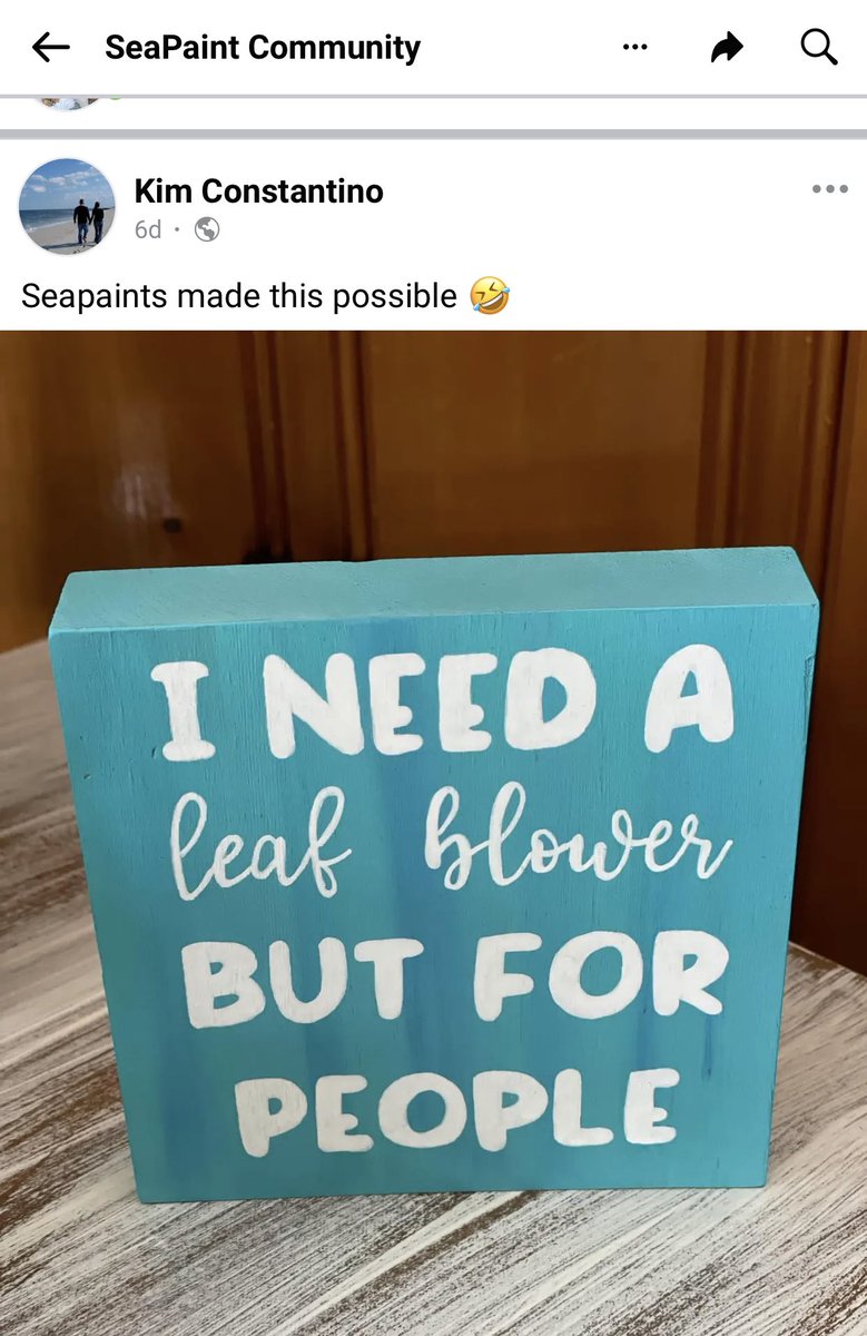 I have the funniest customers. They make me laugh so much with their art pieces. Feel free to join our craft group #craftyaf #weatheredwood #diyproject  facebook.com/groups/3229463…