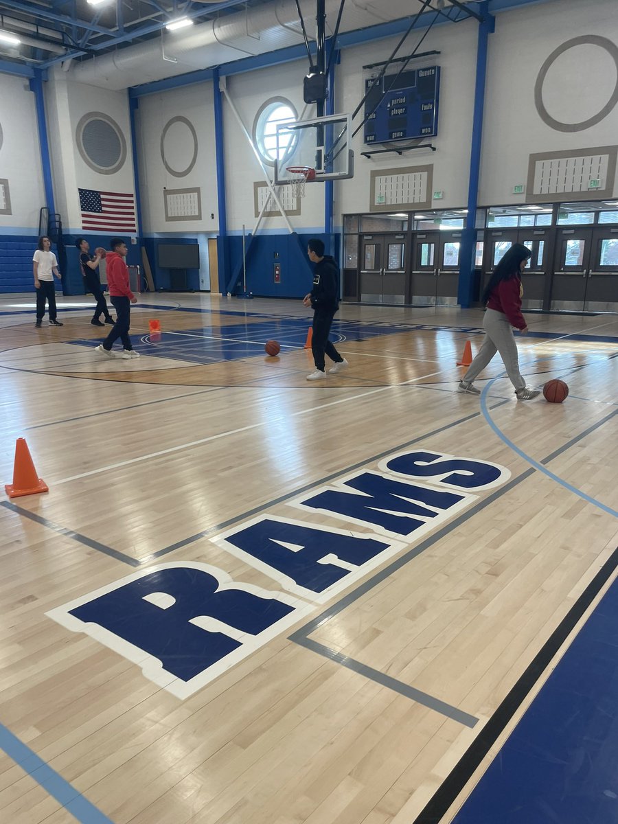 CoachMBrock's tweet image. Basketball today!