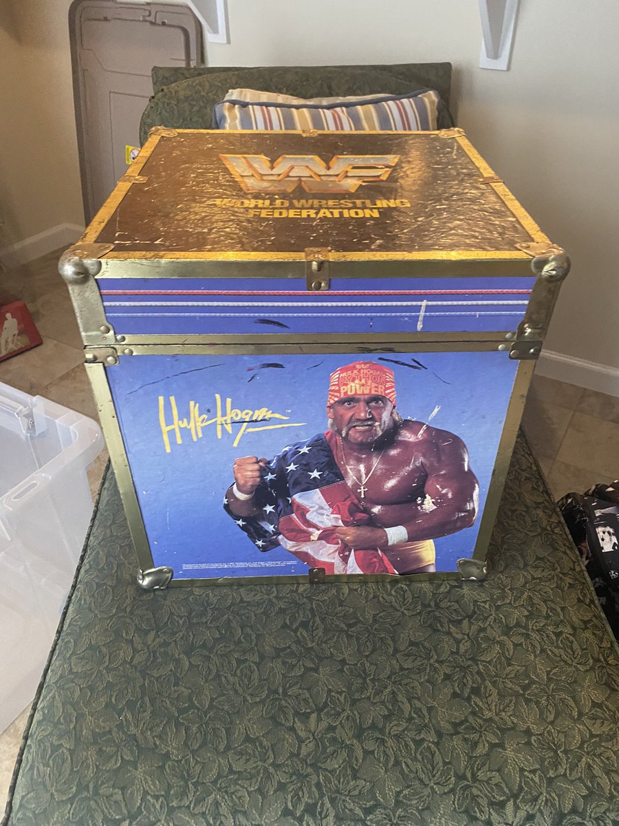 RefLarryPeace's tweet photo. Picked up this VTG 1991 WWF cube toy chest today for my personal collection. Thank you to Eddie Smith at Fragments of The Past
#WWF #ToyChest #wrestling #WWERaw https://t.co/CzyJdS8xL2