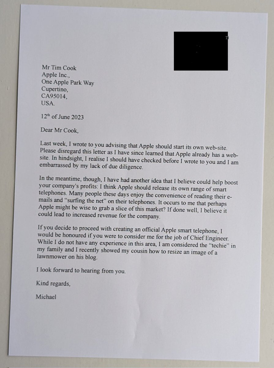 Sir Michael tweet media