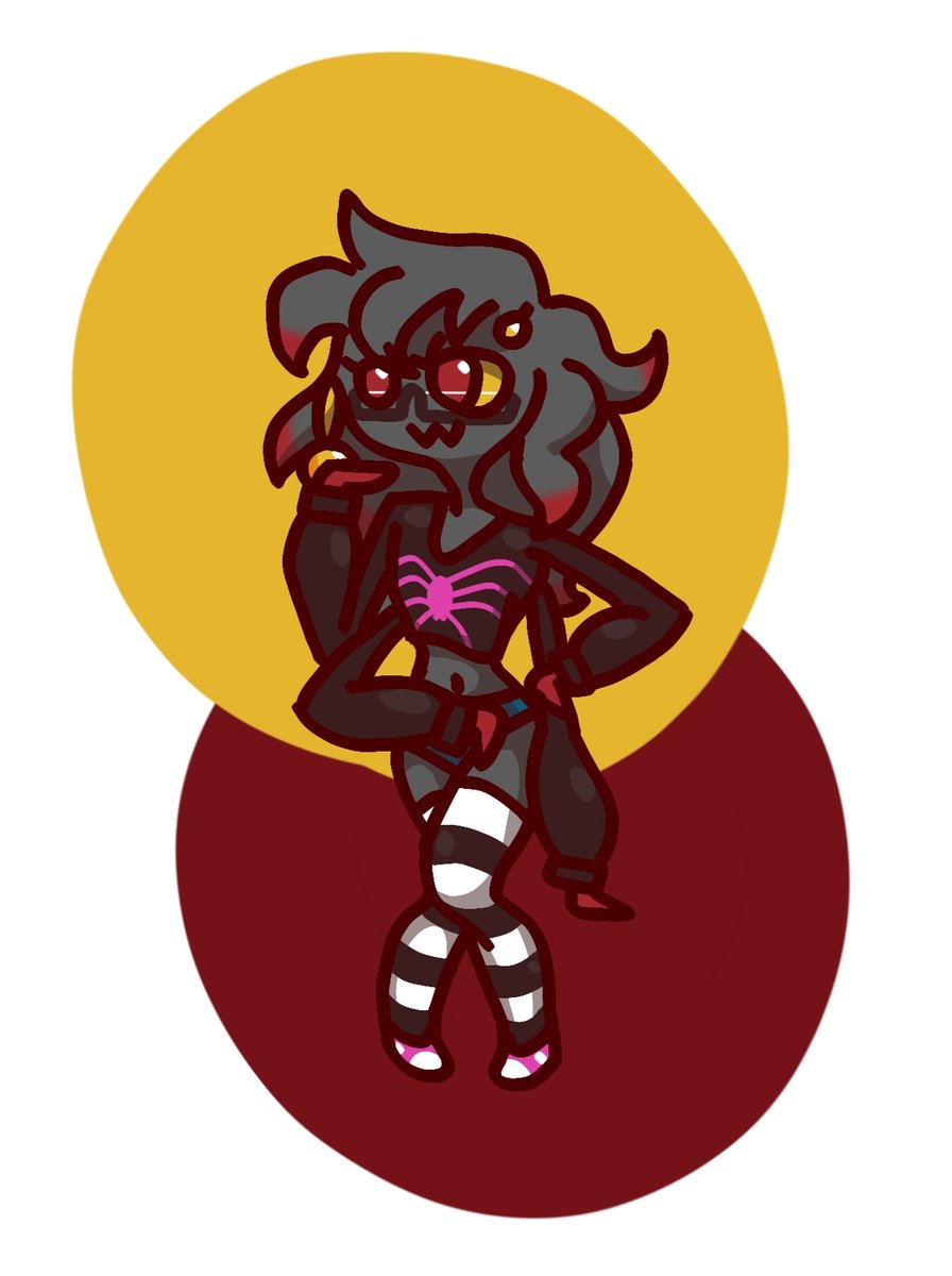 A funky spooder for <a href="/bigcrow_fluffo/">Rey’s Big Goof Hours🔞</a>
Believe it or not these are fun to make