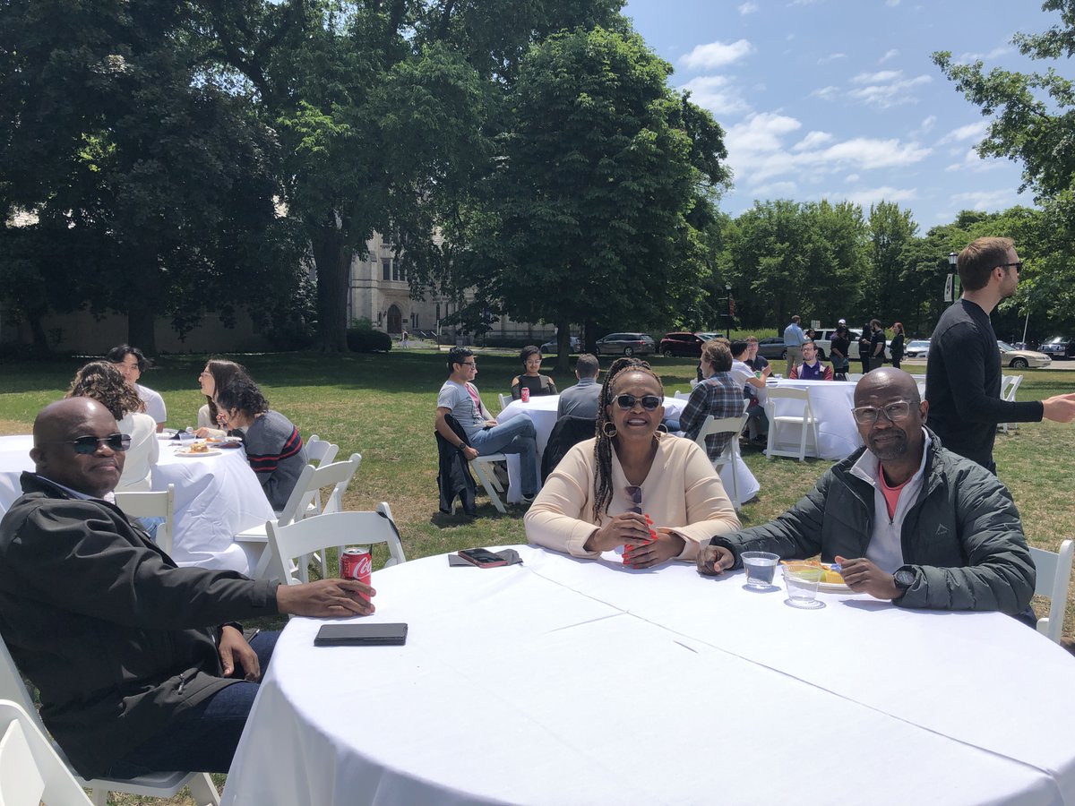 Lots of friendly faces to warm us up on this chilly June morning! Thanks to all who attended our Commencement reception. We can't wait to see what our wonderful grads do next!