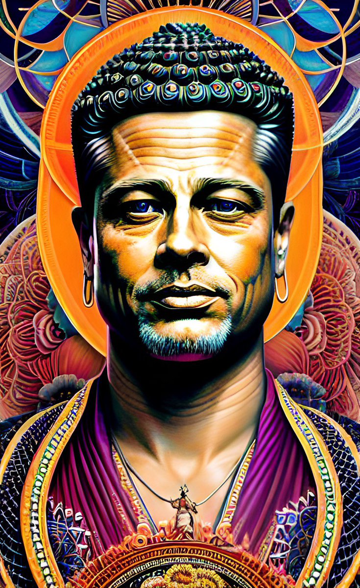 CRAZYBUDDHANFTS's tweet photo. Brad Pitt joining Buddhas! It will be introduced on free Minting! Get your Brad Pitt at 0.00 ETH!  Drop will be at 22:30 GMT 50 copies available.  At https://t.co/ynen0Wl5Fl
#NFT #NFTartist #NFTdrops #FreeNFT #NFTsForSale #nftforfree #MintingNow 
#Buddha #magic #BradPitt https://t.co/ADBqWfadKL