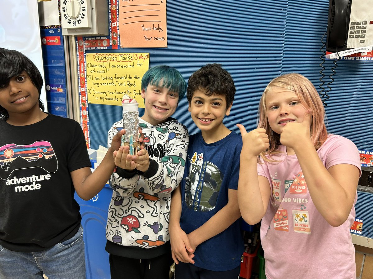 lesliejfoster's tweet photo. Our Gr 3 engineers were busy at work designing rocketships, the first activity of the DDSB STEM challenge, Mission to Mars! @CoronationPS @DDSBSchools @DDSB_STEM https://t.co/kODXWpYeo4