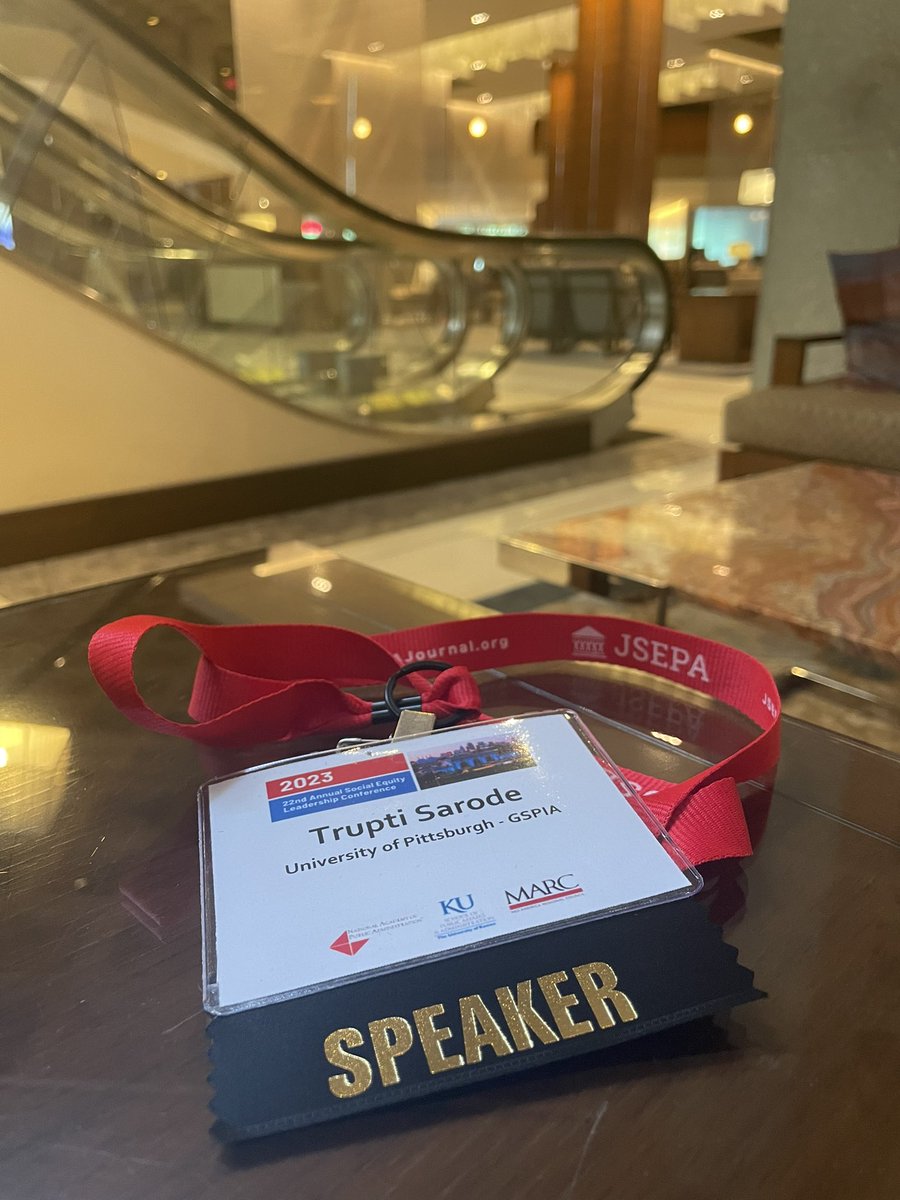TruptiSarode1's tweet image. First time attendee &amp;amp; presenter at the #SocialEquity Leadership Conference #selc2023. Interesting case study on Pittsburgh and its equity in budgeting approach. Excited for our session tomorrow where I get to share all the amazing work underway at @GSPIA.