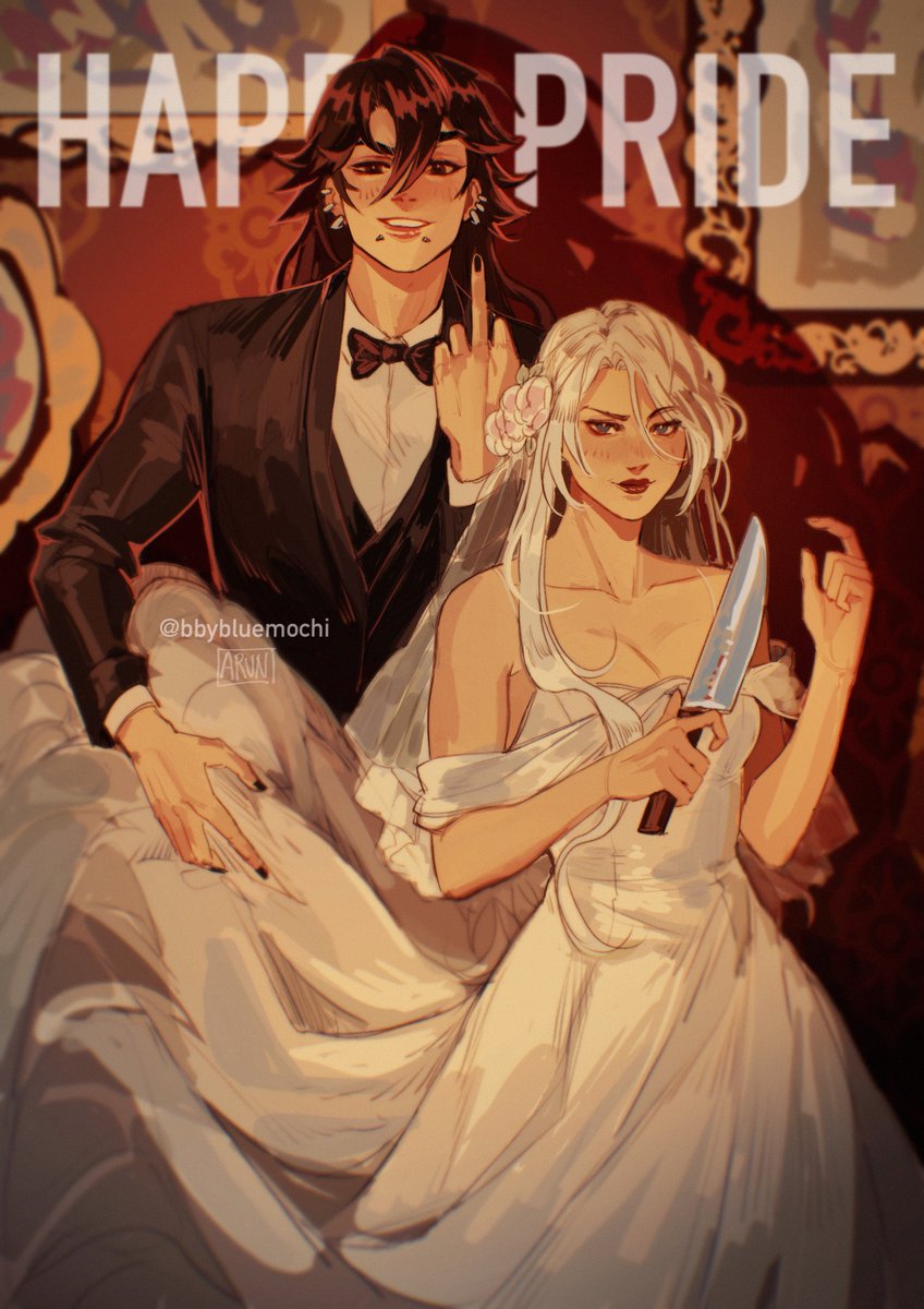 bbybluemochi's tweet photo. my girls just got married ✧･ﾟ https://t.co/hyxqEXaNDe