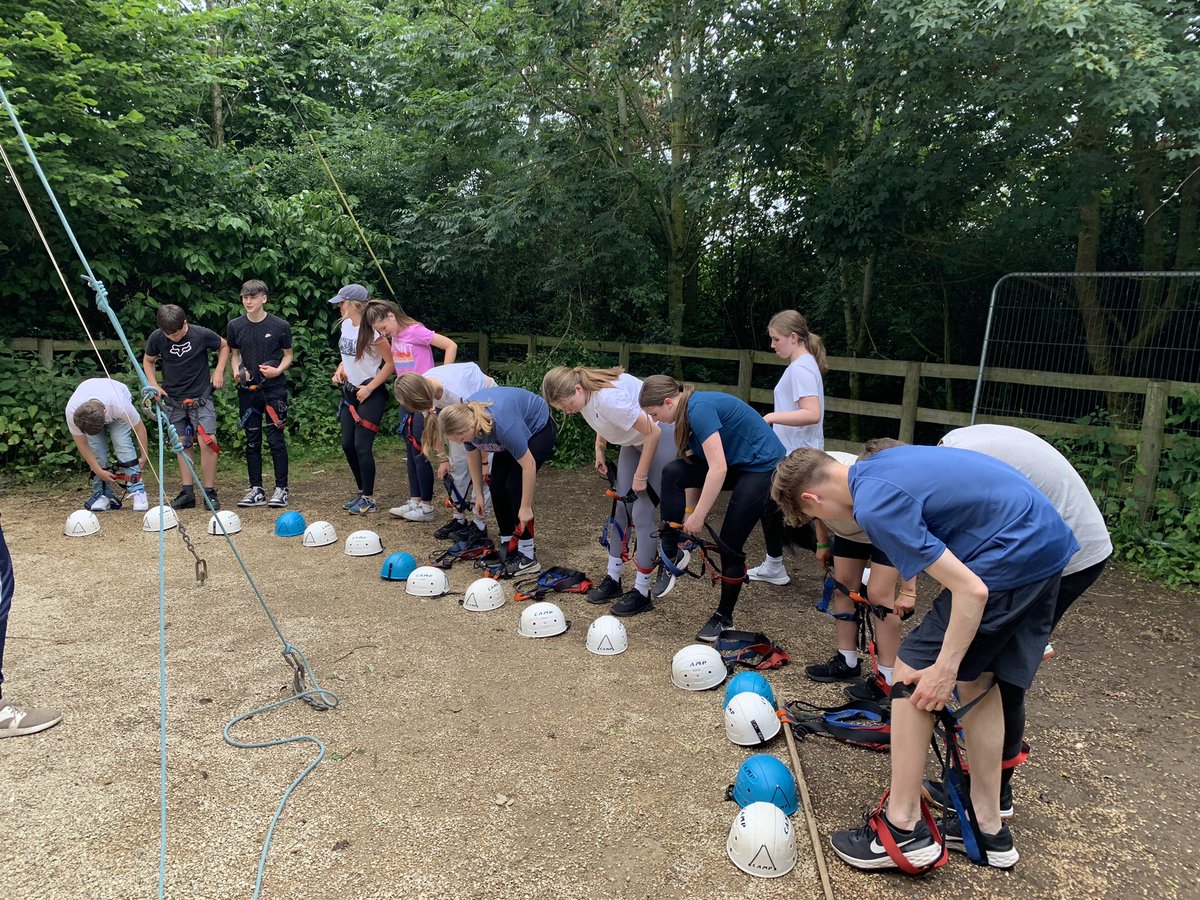 SportStEds's tweet image. Year 9 Residential day 1 - crate stack and climbing 🧗‍♀️ #greatfun #teamwork #SECpastoral #SECtrips