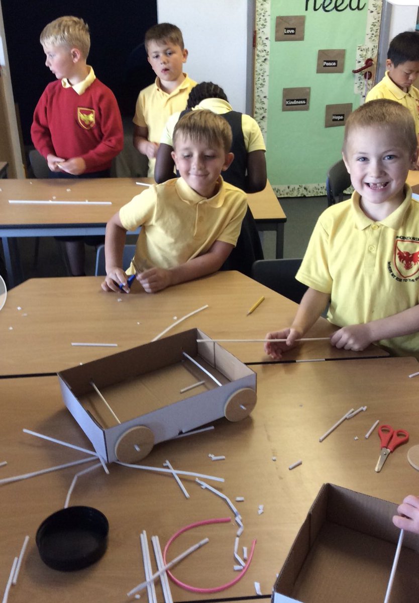 yeartwophoenix's tweet photo. Last week we used our understanding of wheels, axles and chassis to create our own transport. 

We thought carefully about our designs, adding washers to secure the wheels. 

We even tested our product on different surfaces. 

Impressive D &amp; T skills Y2 - future engineers! 🚗🚎🚌 https://t.co/CGu991xSwa