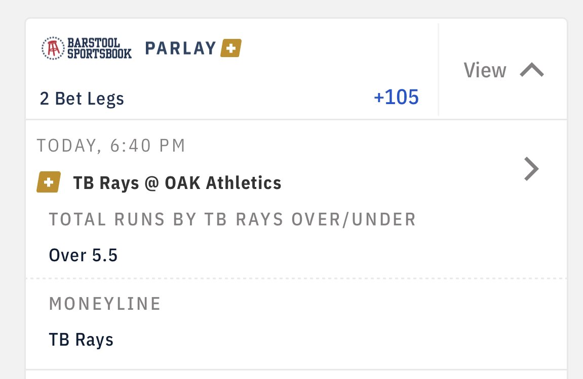 Felt like posting a play today. Let’s see if we can get hot ⚾️ 
#BarstoolSportsbook