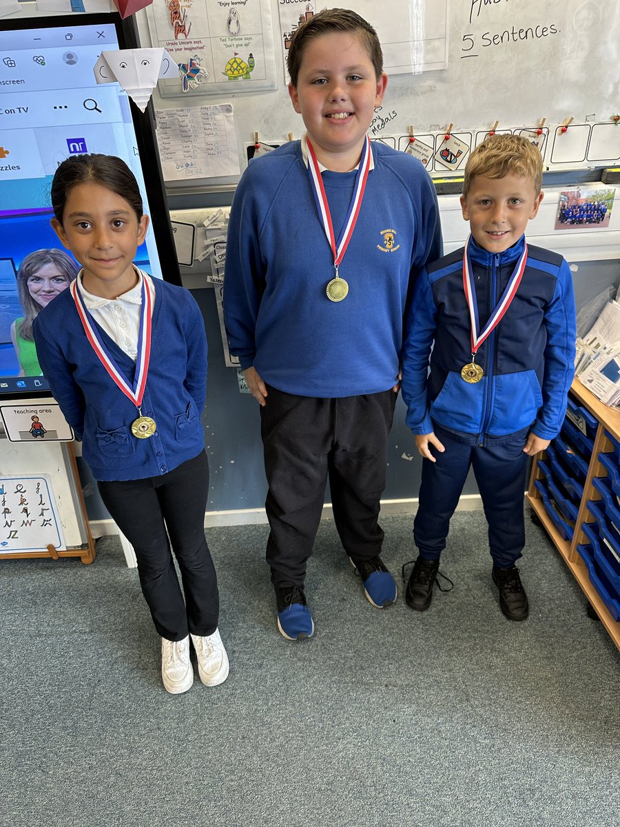 Well done to our medalists from Sports Day last week. Each showed determination, teamwork and enthusiasm 👏🏻 <a href="/NiddrieMillPS/">Niddrie Mill</a>