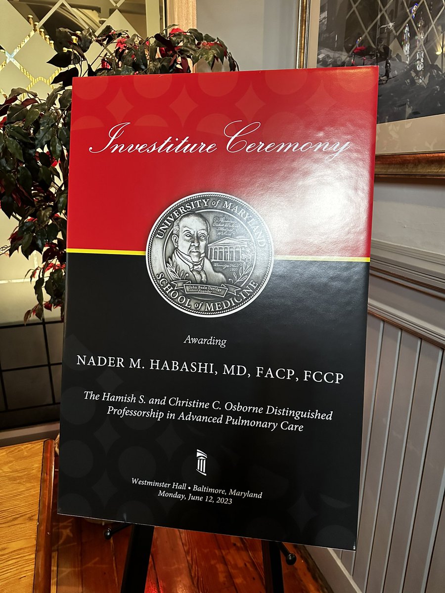 Congrats to Dr. Nader Habashi!

Amazing intensivist, teacher, and mentor to many in #CriticalCare (especially #MilMed)

<a href="/UMMC/">University of Maryland Medical Center</a> <a href="/ShockTrauma_CC/">Shock Trauma Center Critical Care Fellowship</a>